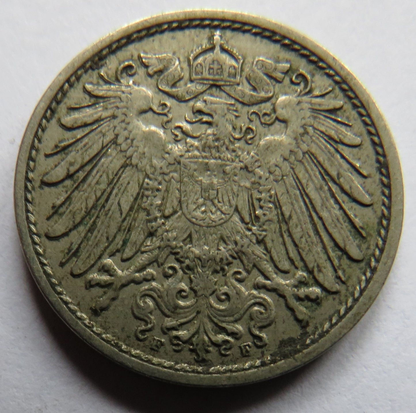 1900-F Germany 10 Pfennig Coin