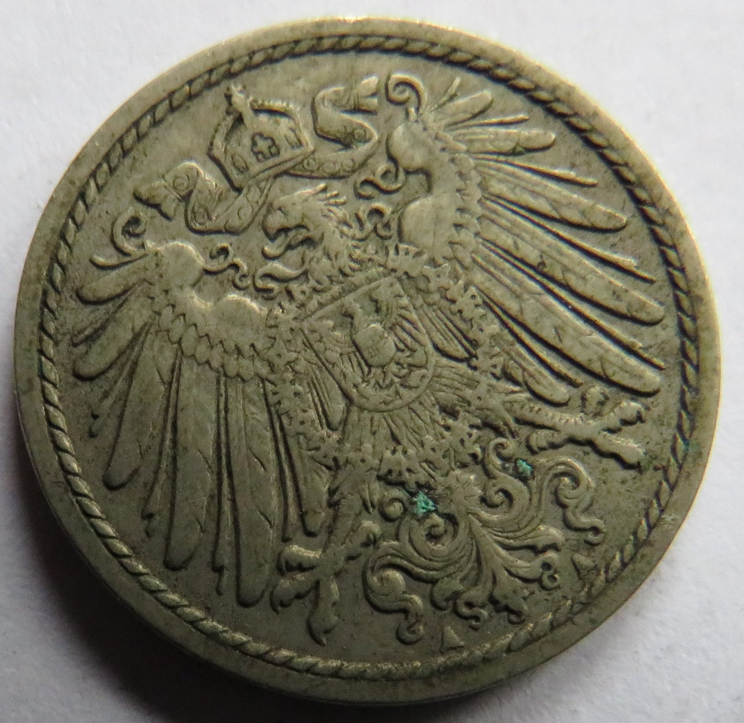 1913-A Germany 5 Pfennig Coin