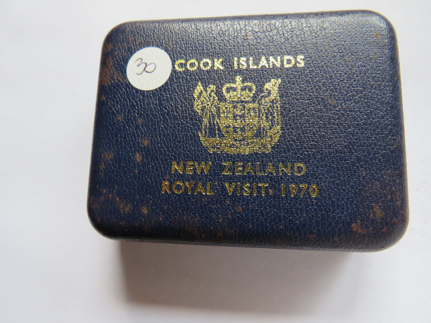 1970 New Zealand Proof $1 Coin James Cook Cook Islands / Royal Visit