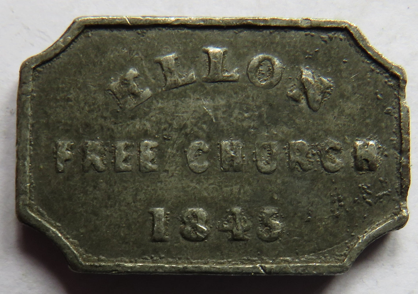 1845 Ellon Free Church Scottish Communion Token