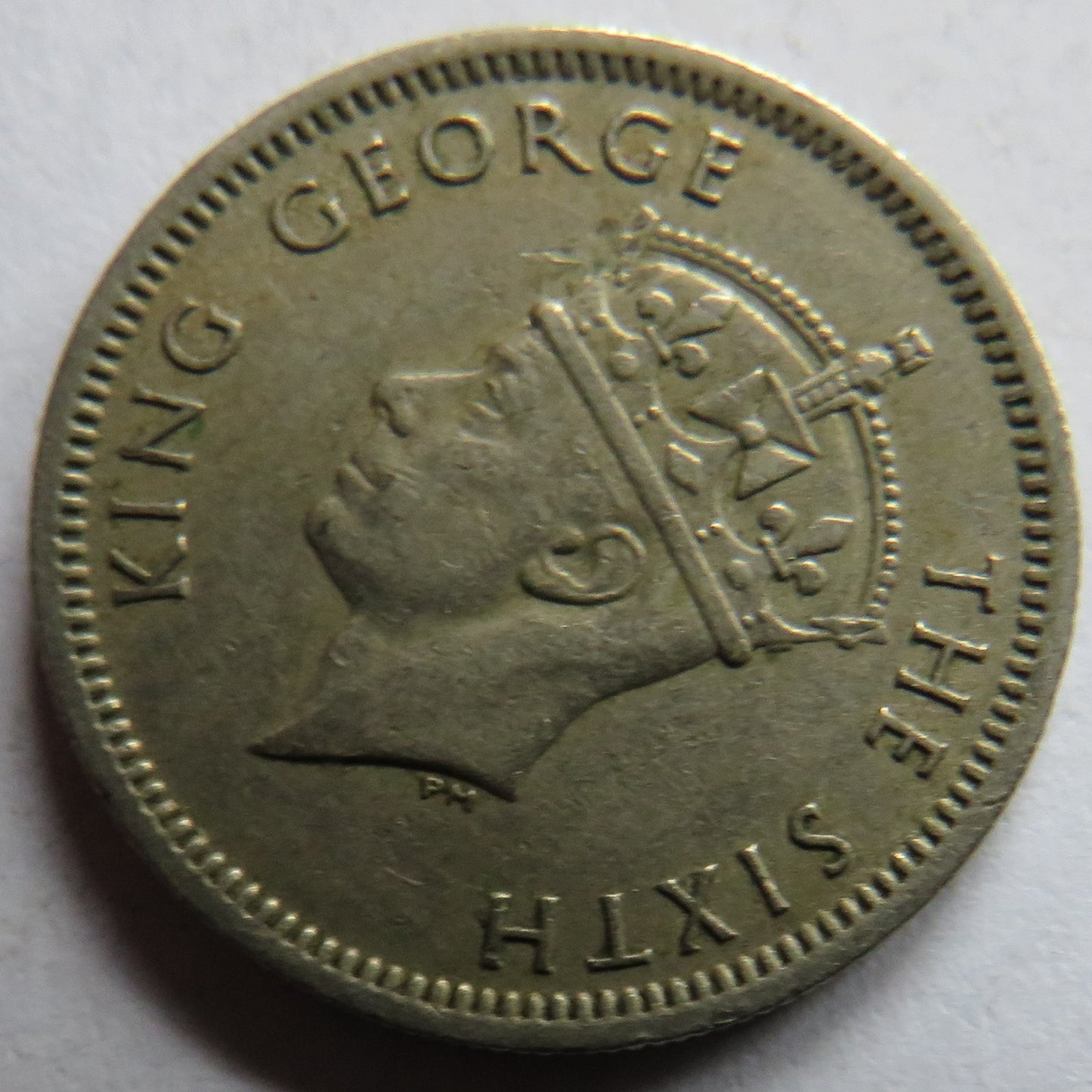 1950 King George VI Commissioners of Currency Malaya 10 Cents Coin