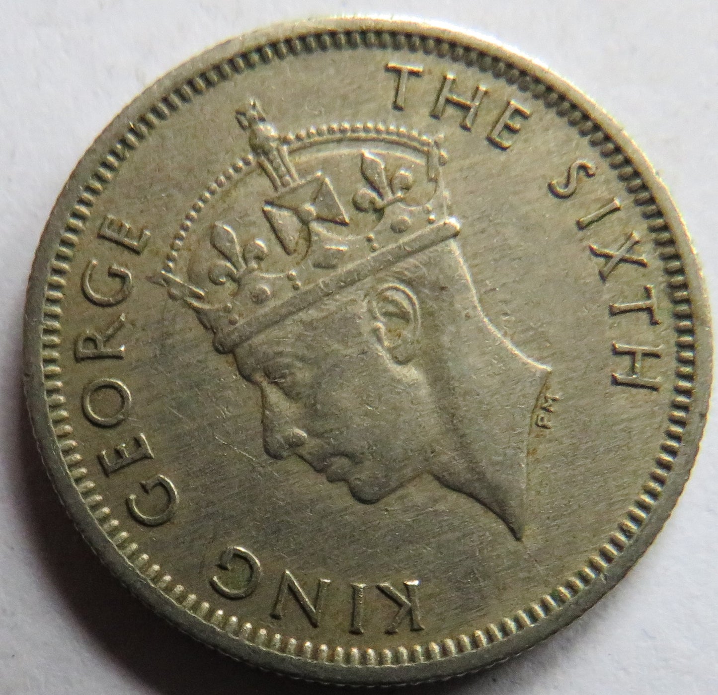 1950 King George VI Commissioners of Currency Malaya 10 Cents Coin