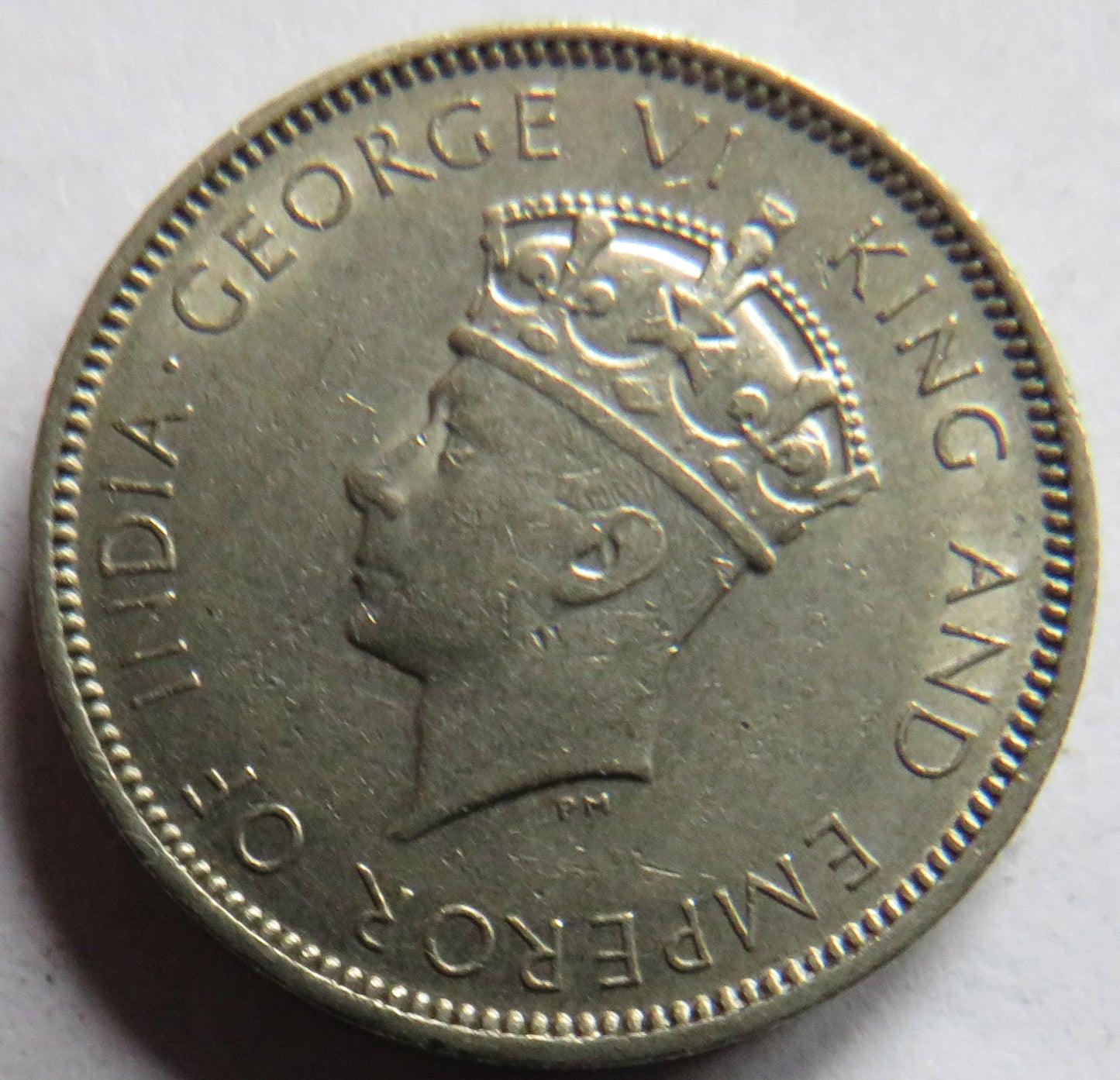 1937 King George VI Hong Kong 10 Cents Coin