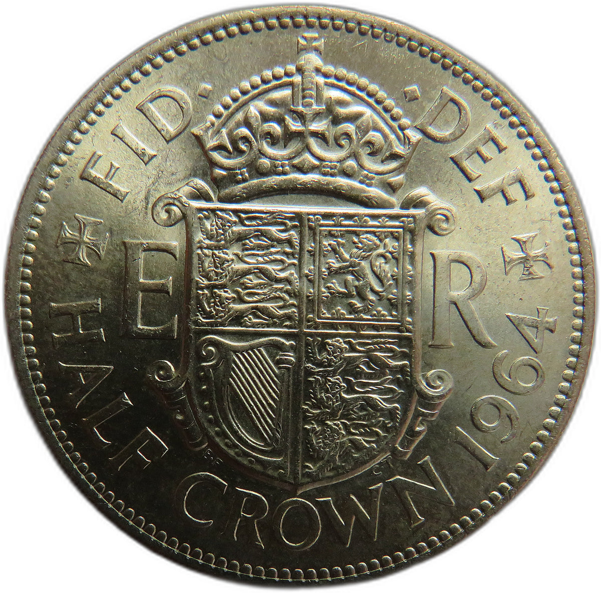 1964 Queen Elizabeth II Halfcrown Coin In High Grade - Great Britain