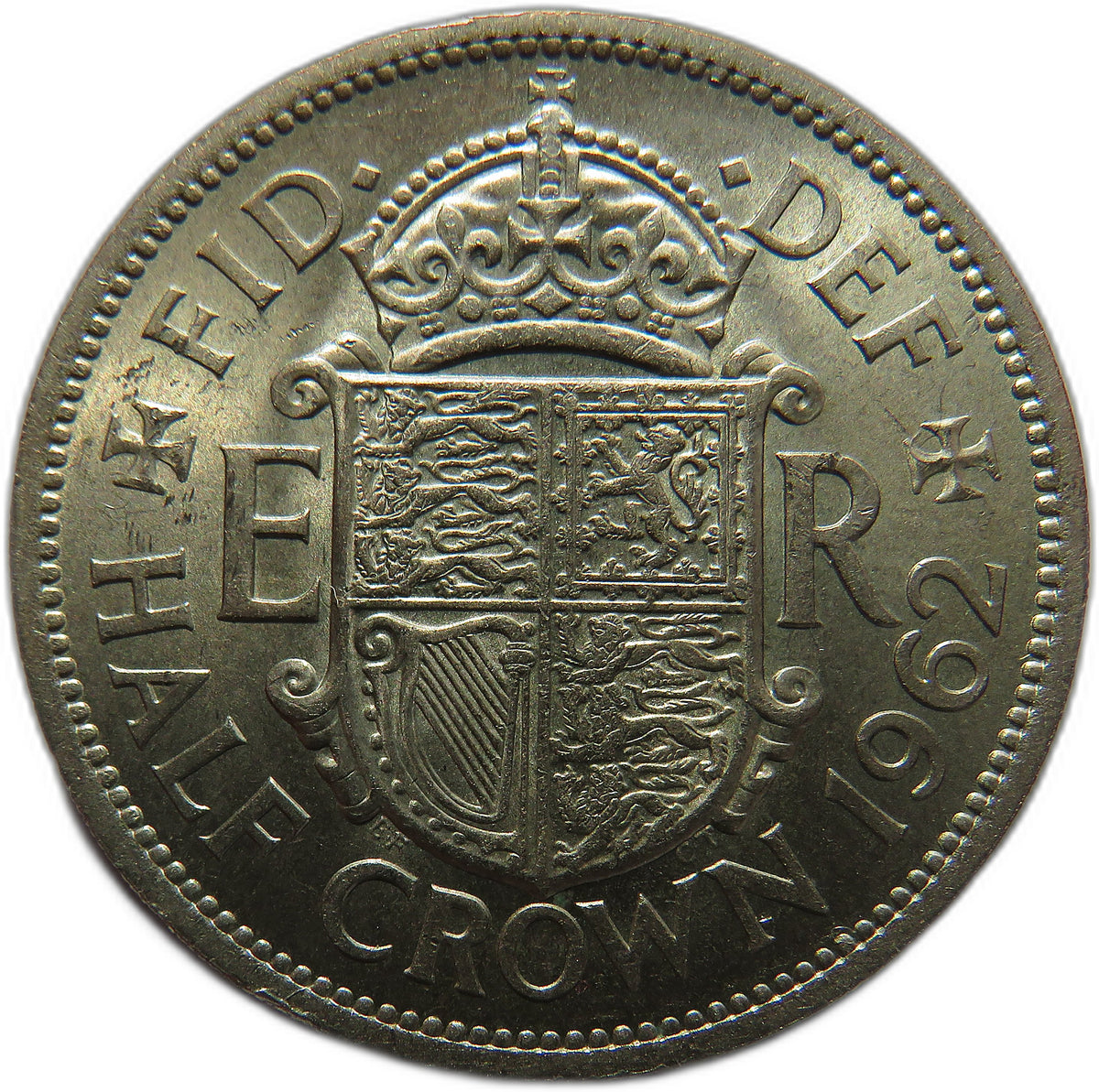 1962 Queen Elizabeth II Halfcrown Coin In High Grade - Great Britain
