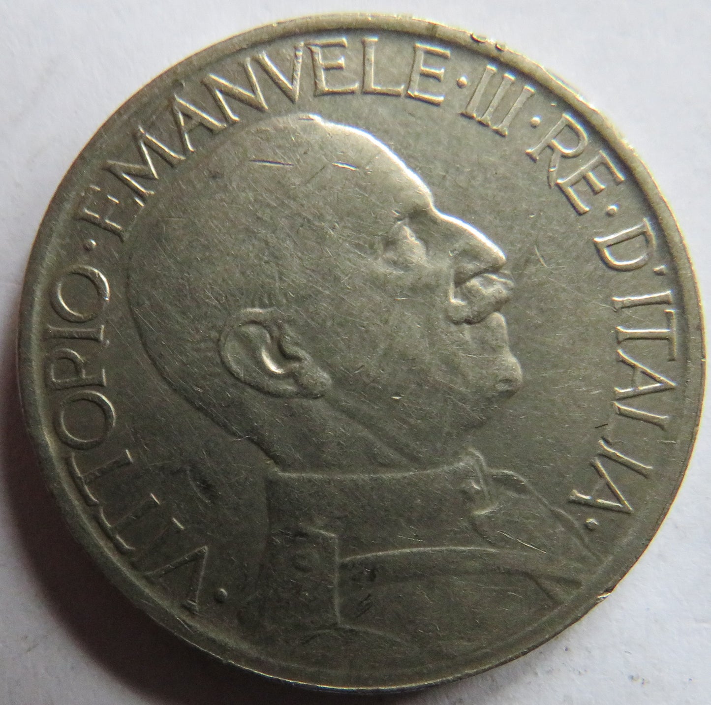 1923 Italy 2 Lire Coin