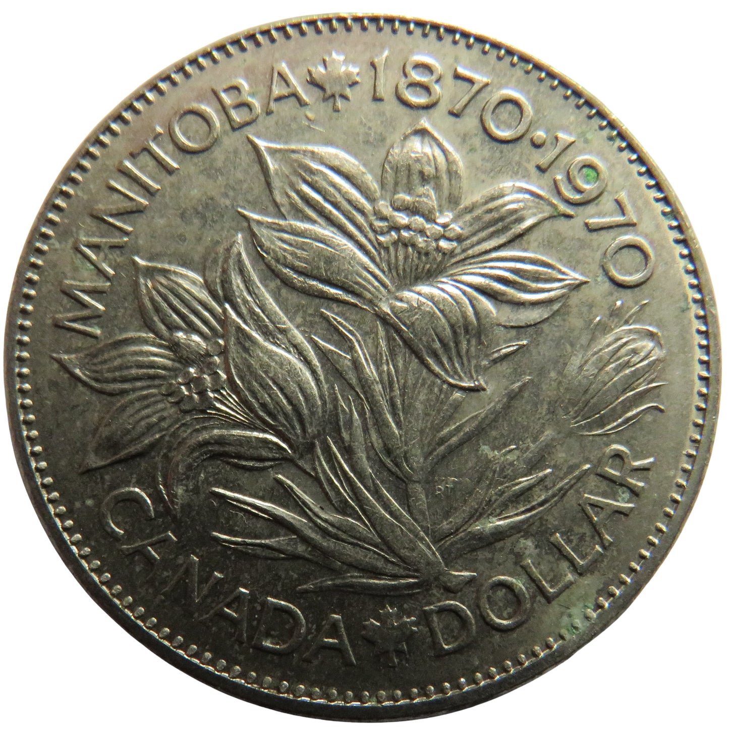 1870-1970 Canada $1 One Dollar Coin Amanitoba