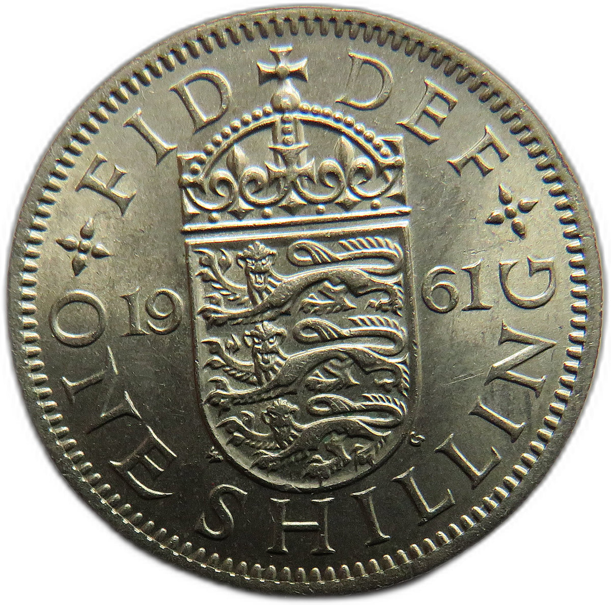 1961 Queen Elizabeth II (English) Shilling Coin In Higher Grade - Great Britain