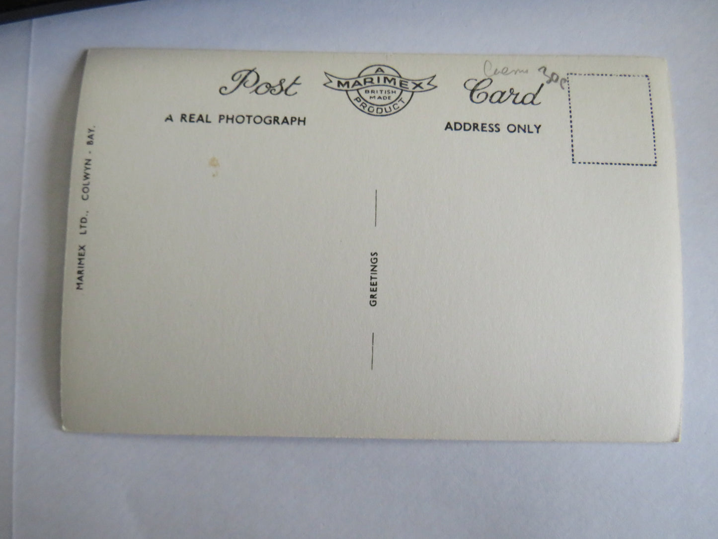 Old Postcard Of Mymber Lake and Snowdon Group