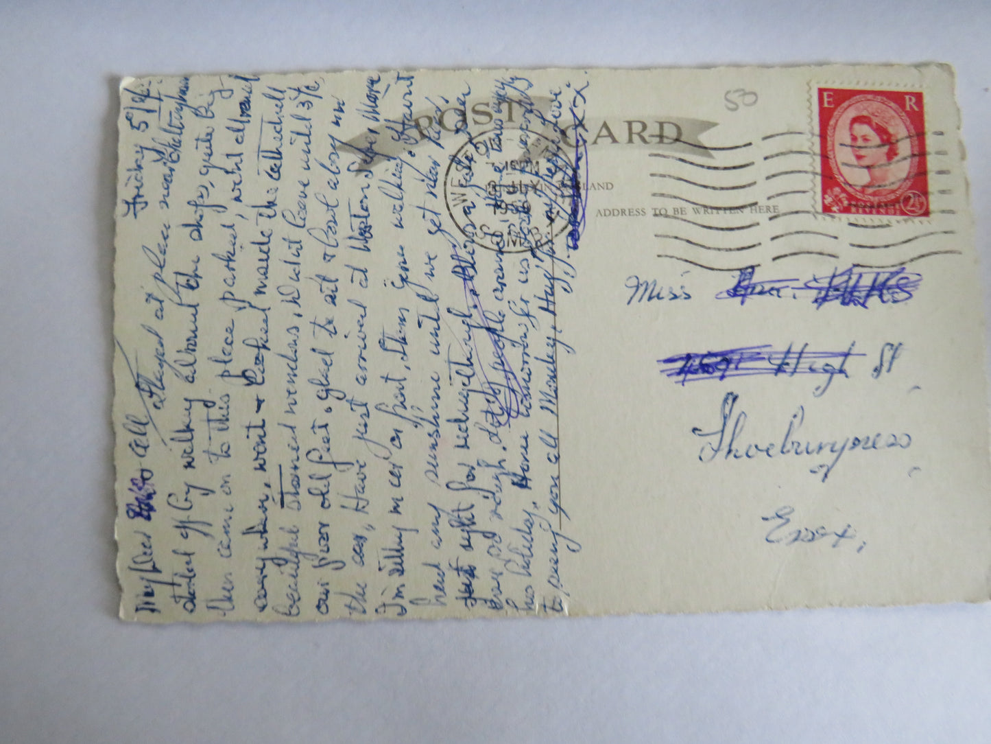 Old Multiview Postcard of Gloucester 1959 .