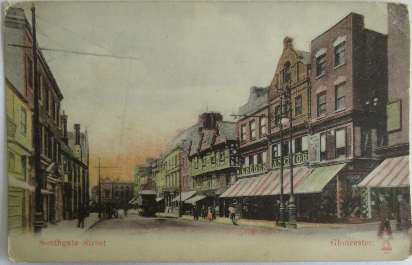 Old Postcard Of Southgate Street Gloucester