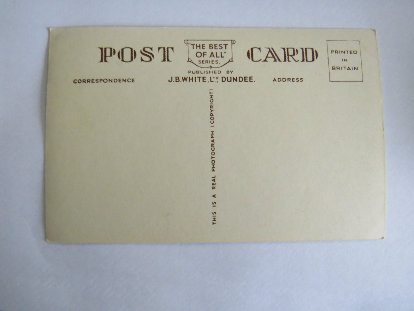 Old Postcard of Mountain and Moorland The Trossachs Aberfoyle Road