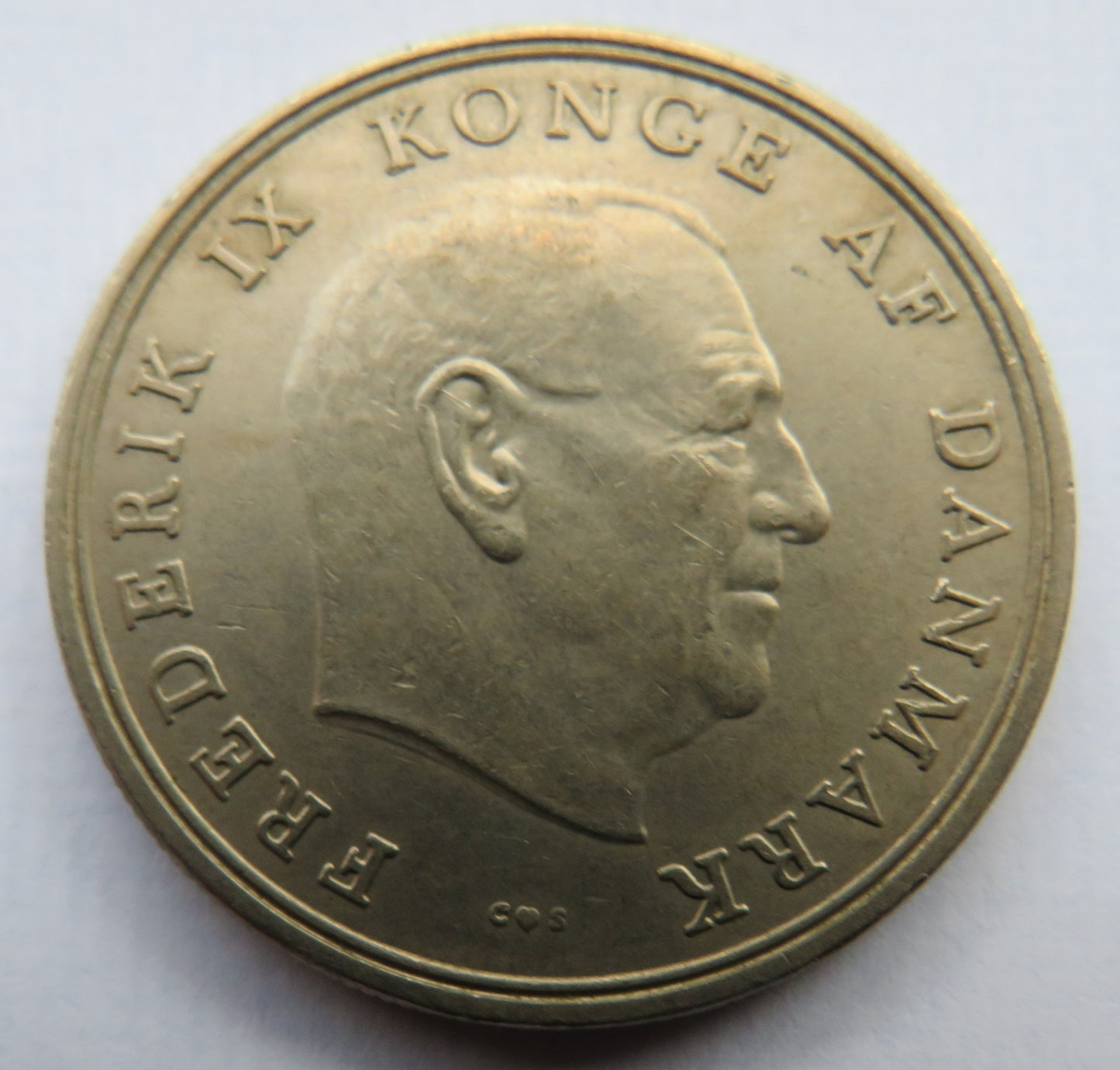 1961 Denmark 5 Kroner Coin