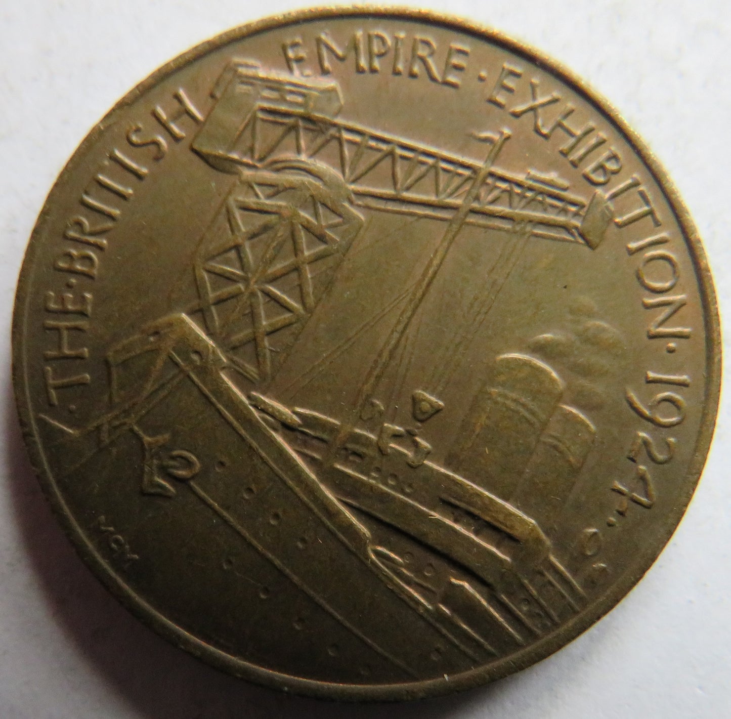 1924 The British Empire Exhibition Commerce and Industry Medal