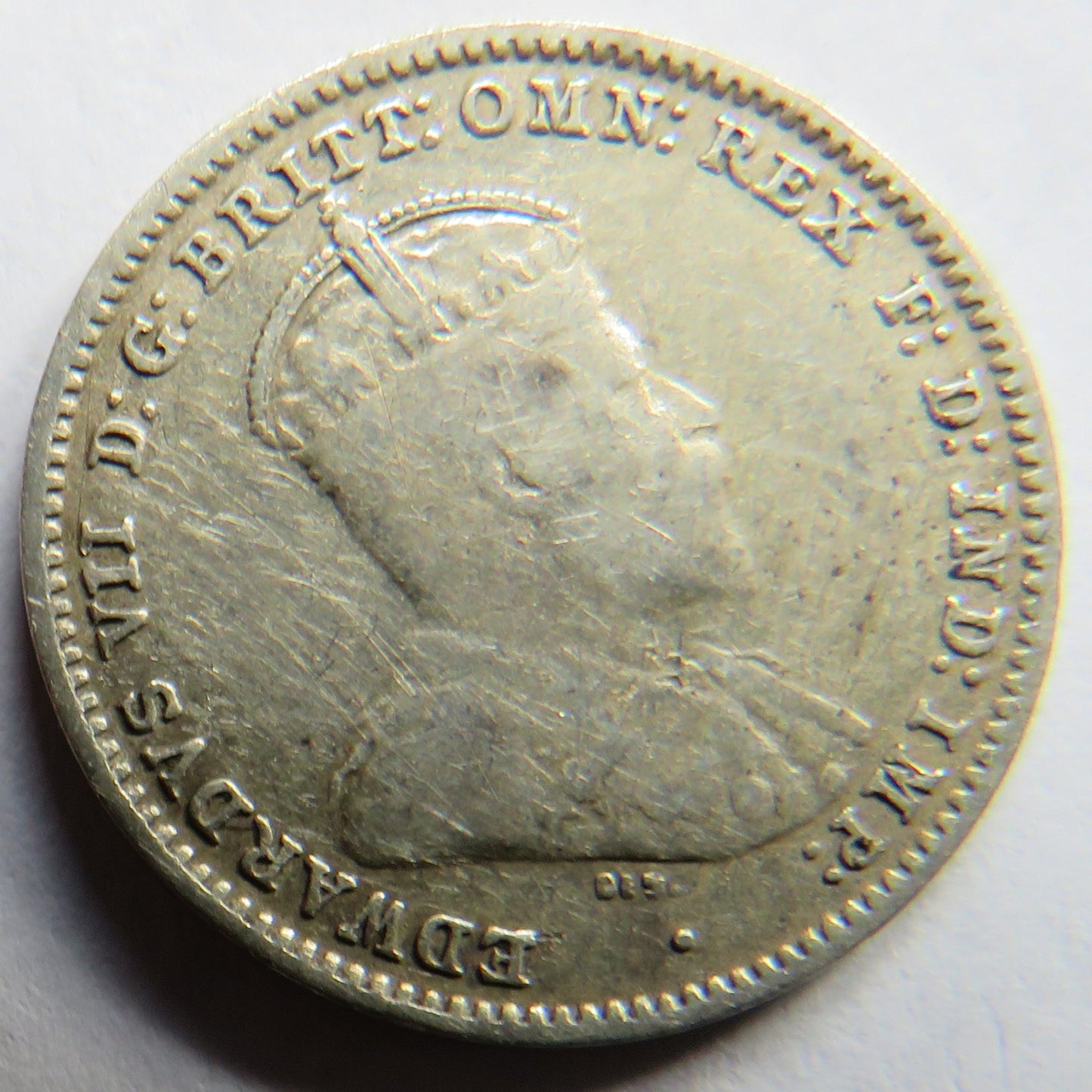 1910 King Edward VII Australia Silver Threepence Coin