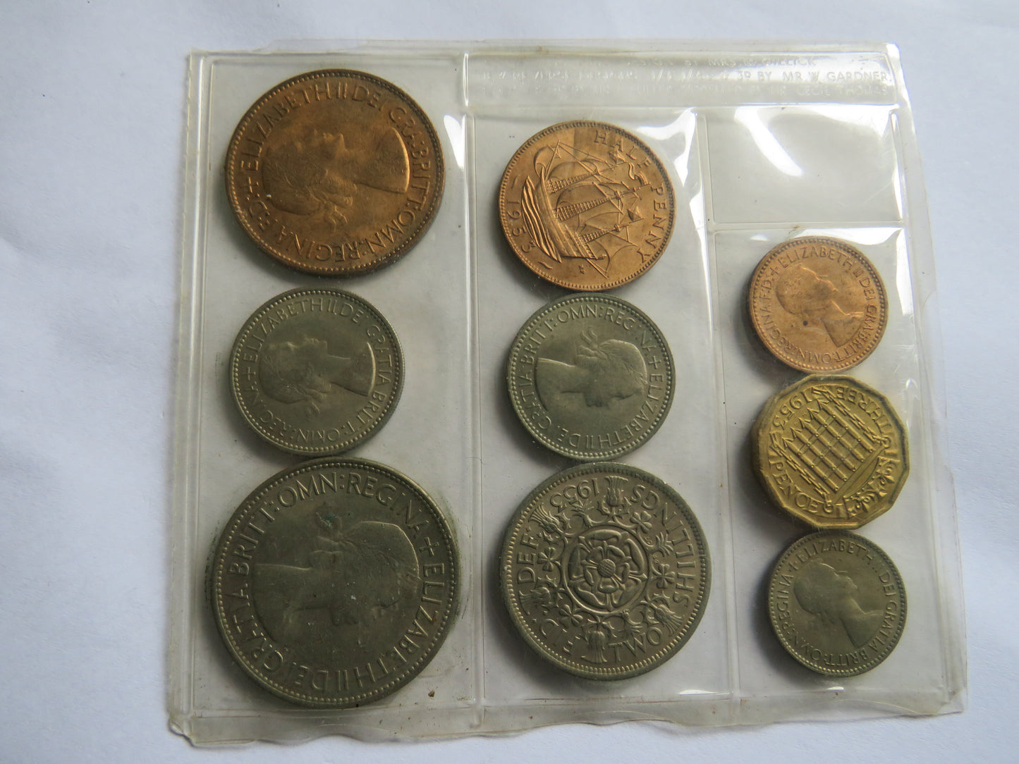 1953 Queen Elizabeth II Uncirculated Coin Set - Great Britain