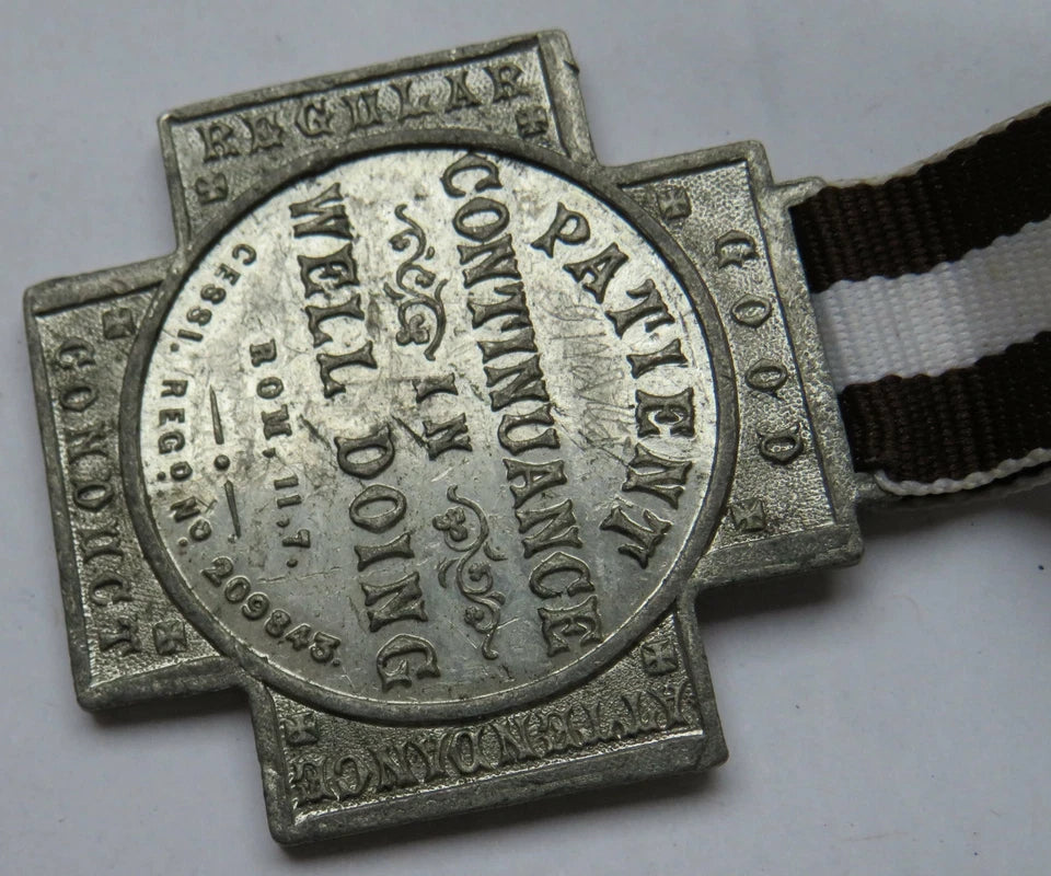 "Teach Me Thy Way Award Of Merit" Regular Attendance Good Conduct Medal