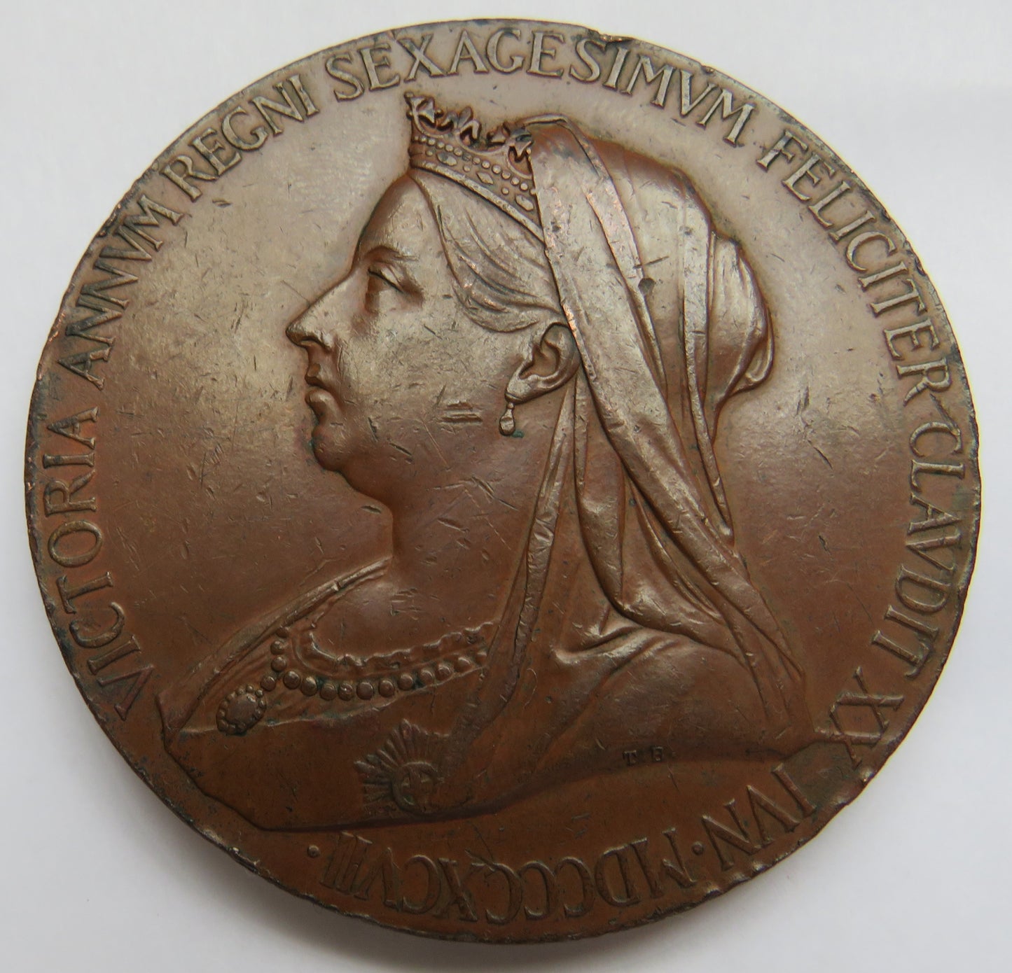 1837-1897 Queen Victoria Diamond Jubilee Large Bronze Medal
