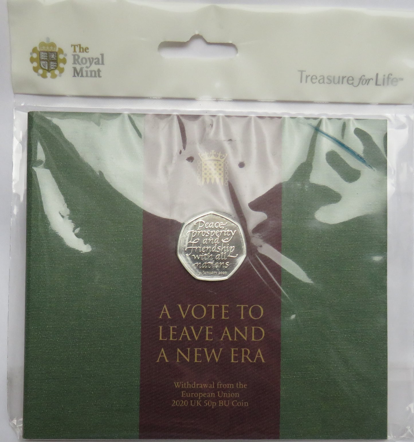 Withdrawal From The European Union 2020 UK 50p BU Coin