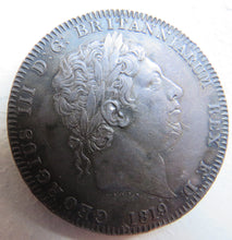 Load image into Gallery viewer, 1819 LX. King George III Silver Crown Coin - Great Britain
