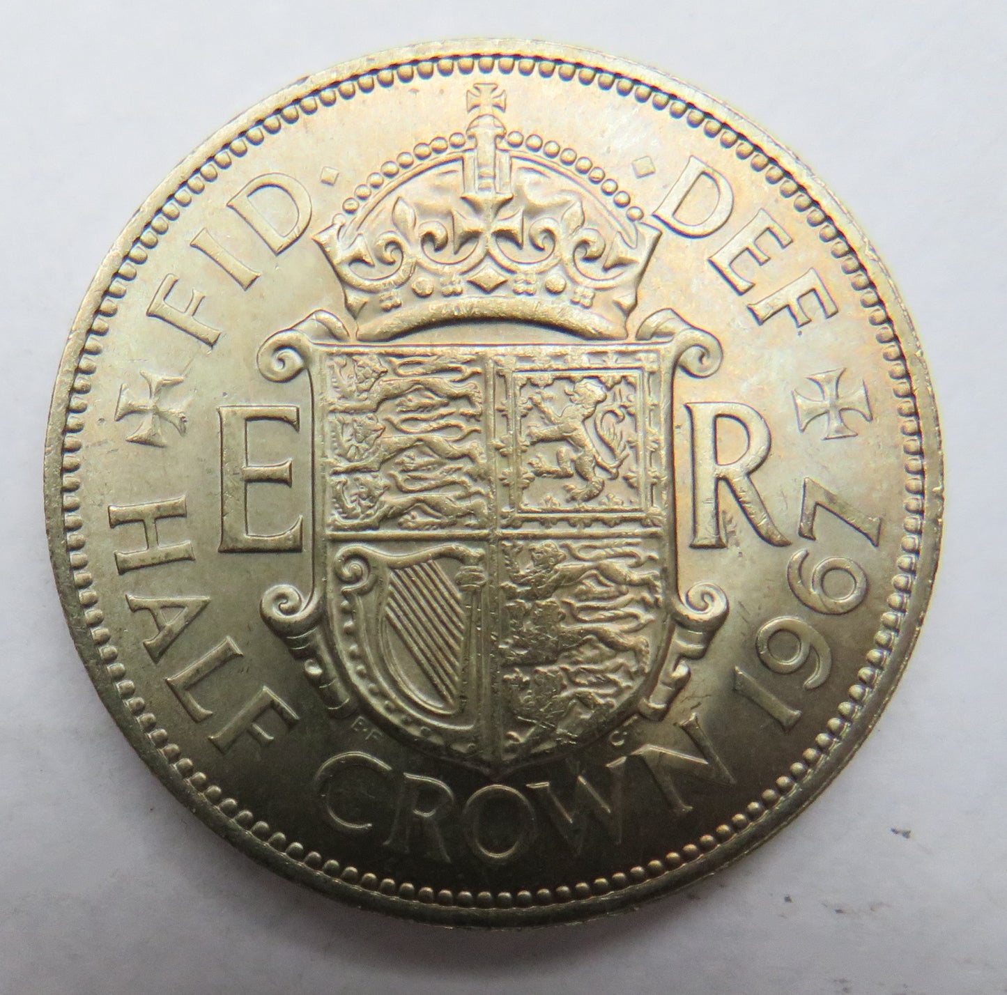 1967 Queen Elizabeth II Halfcrown Coin Unc