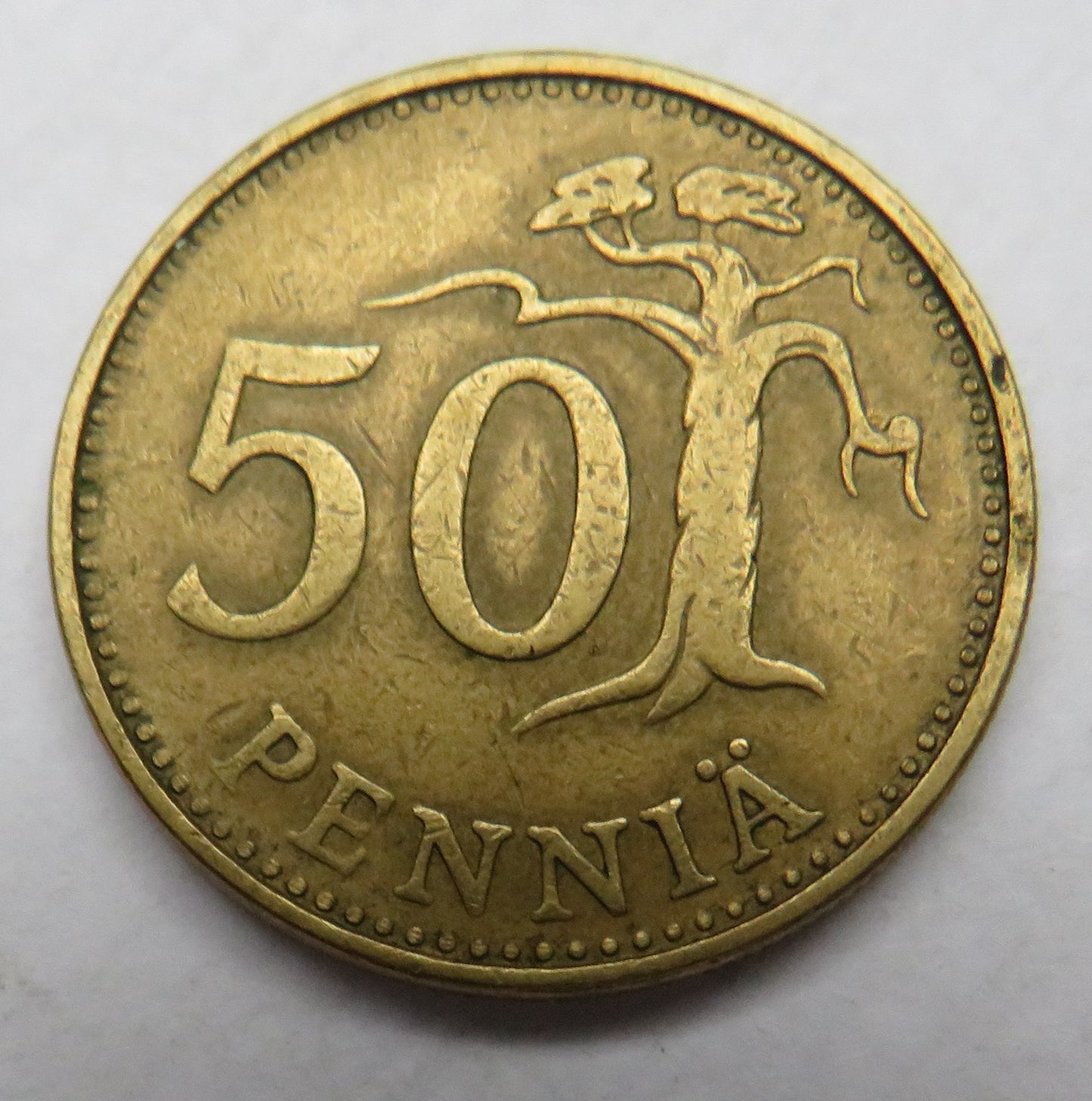 1963 Finland 50 Pennia Coin