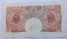 Load image into Gallery viewer, Bank of England 10 Ten Shillings Note (Y90Y) L.K. O&#39;Brien (1955-1961)
