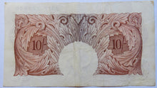 Load image into Gallery viewer, Bank of England 10 Ten Shillings Note (J97Y) L.K. O&#39;Brien (1955-1961)
