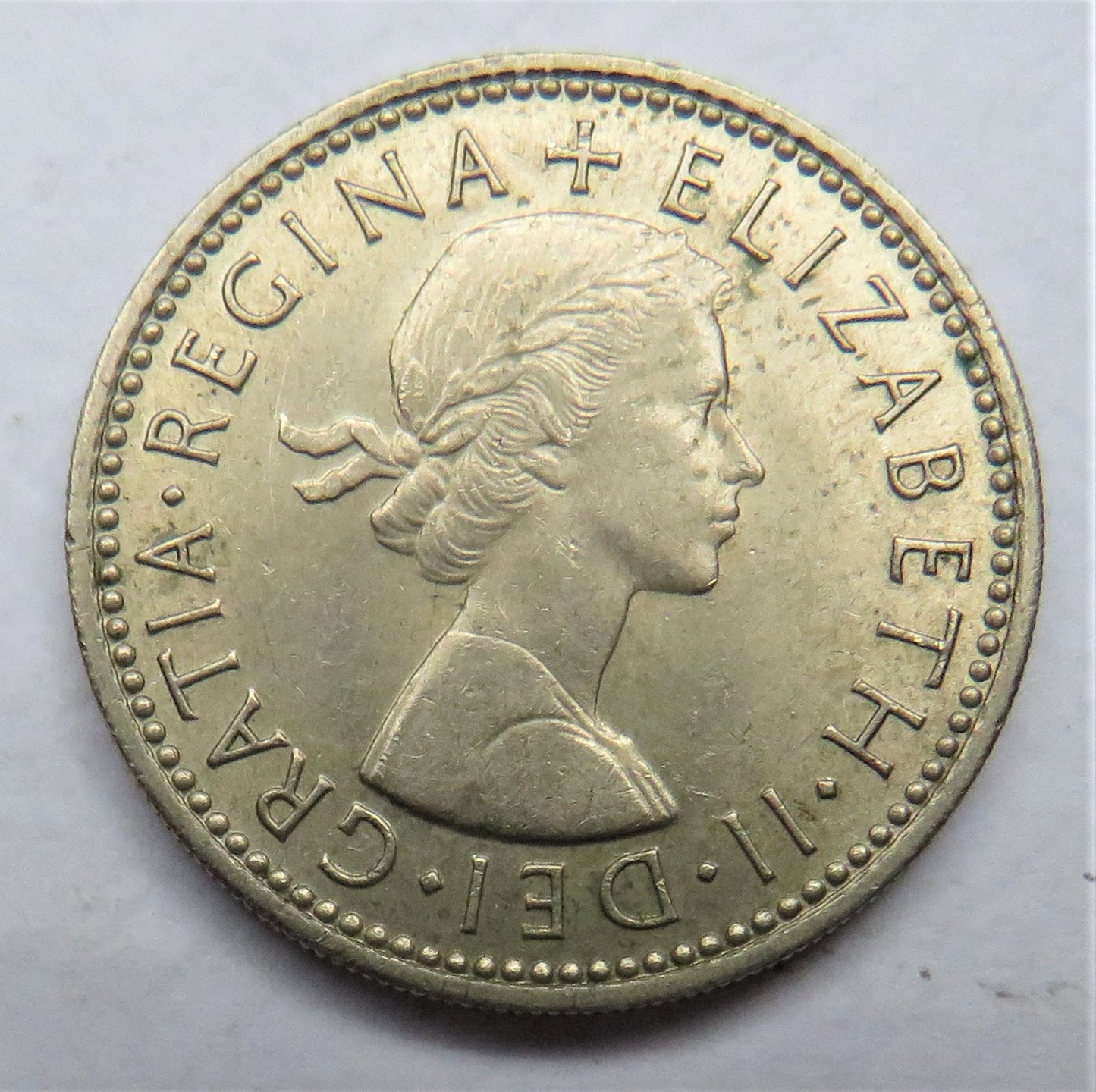 1963 Queen Elizabeth II (English) Shilling Coin - Great Britain