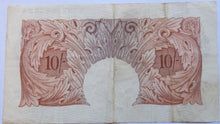 Load image into Gallery viewer, Bank of England 10 Ten Shillings Note (S59Y) L.K. O&#39;Brien (1955-1961)
