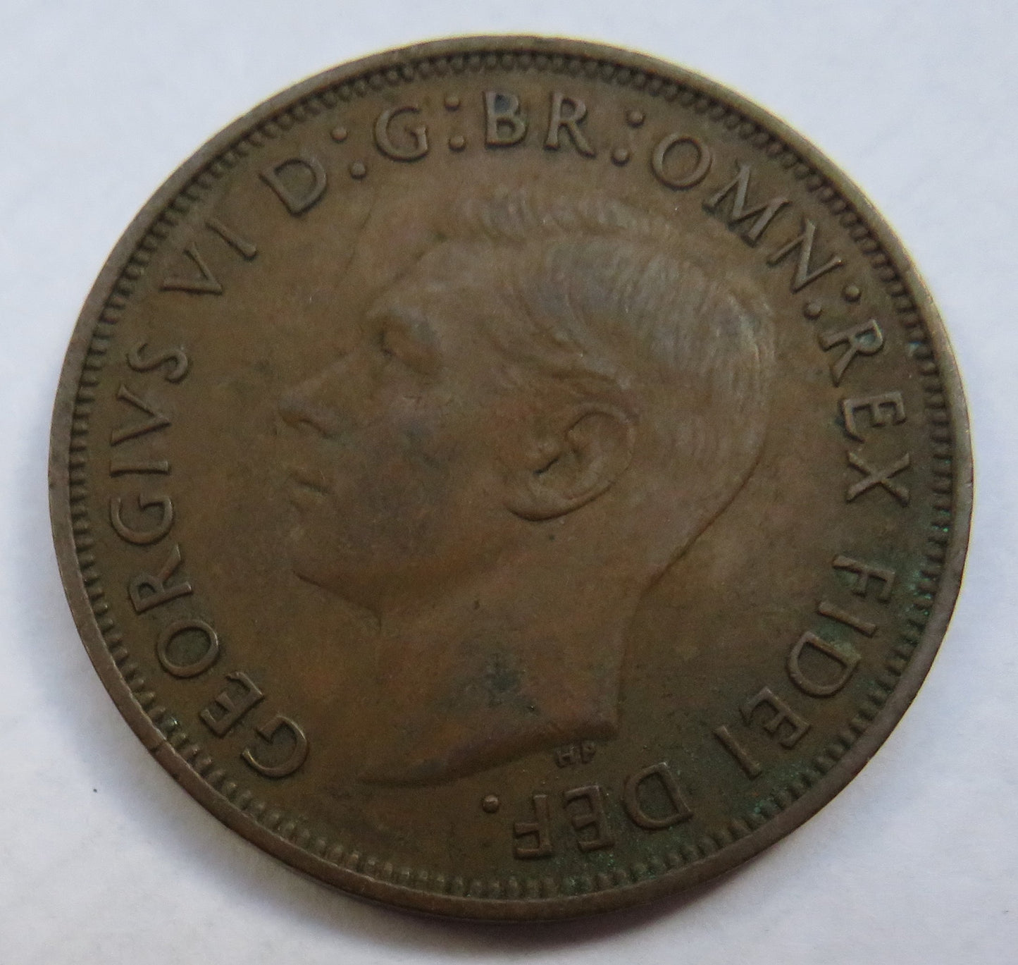 1951 King George VI Australia One Penny Coin