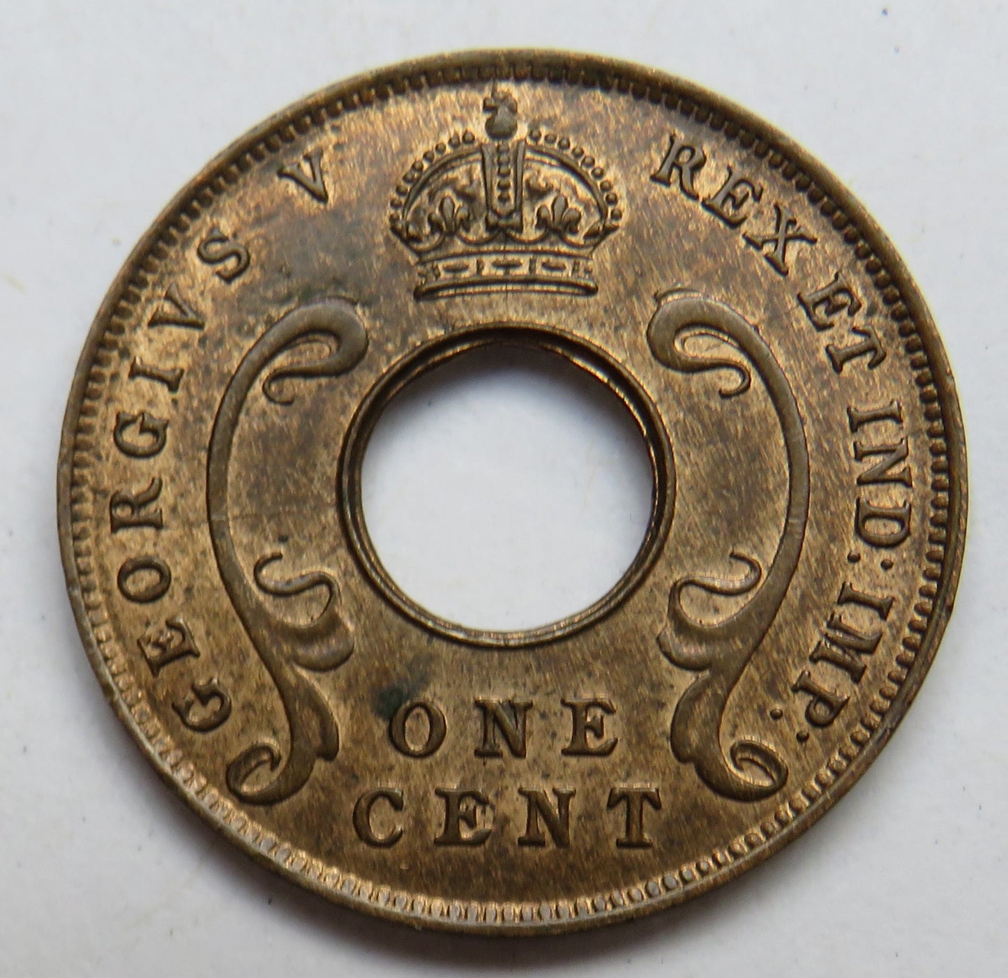 1923 East Africa One Cent Coin