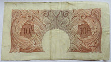 Load image into Gallery viewer, Bank of England 10 Ten Shillings Note (J90Y) L.K. O&#39;Brien (1955-1961)
