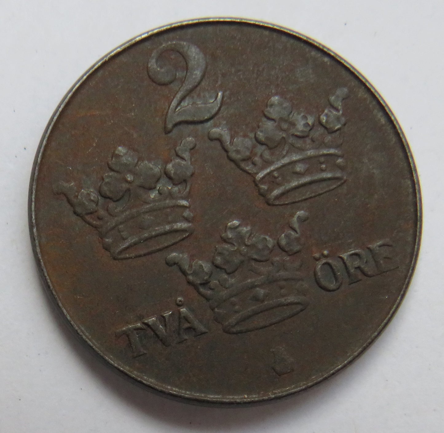 1950 Sweden 2 Ore / Öre Coin