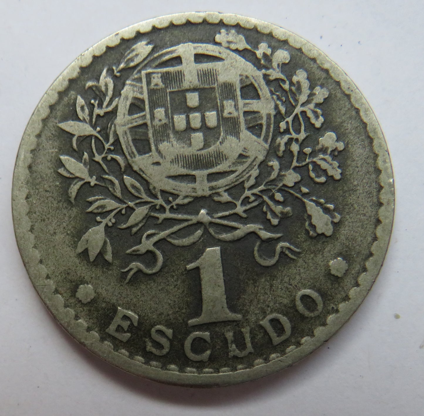 1946 Portugal One Escudo Coin