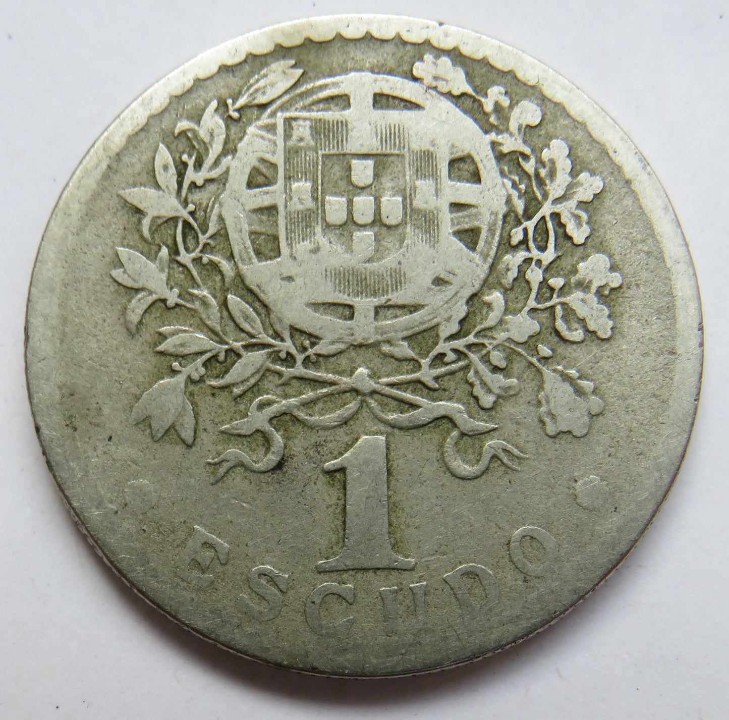 1927 Portugal One Escudo Coin