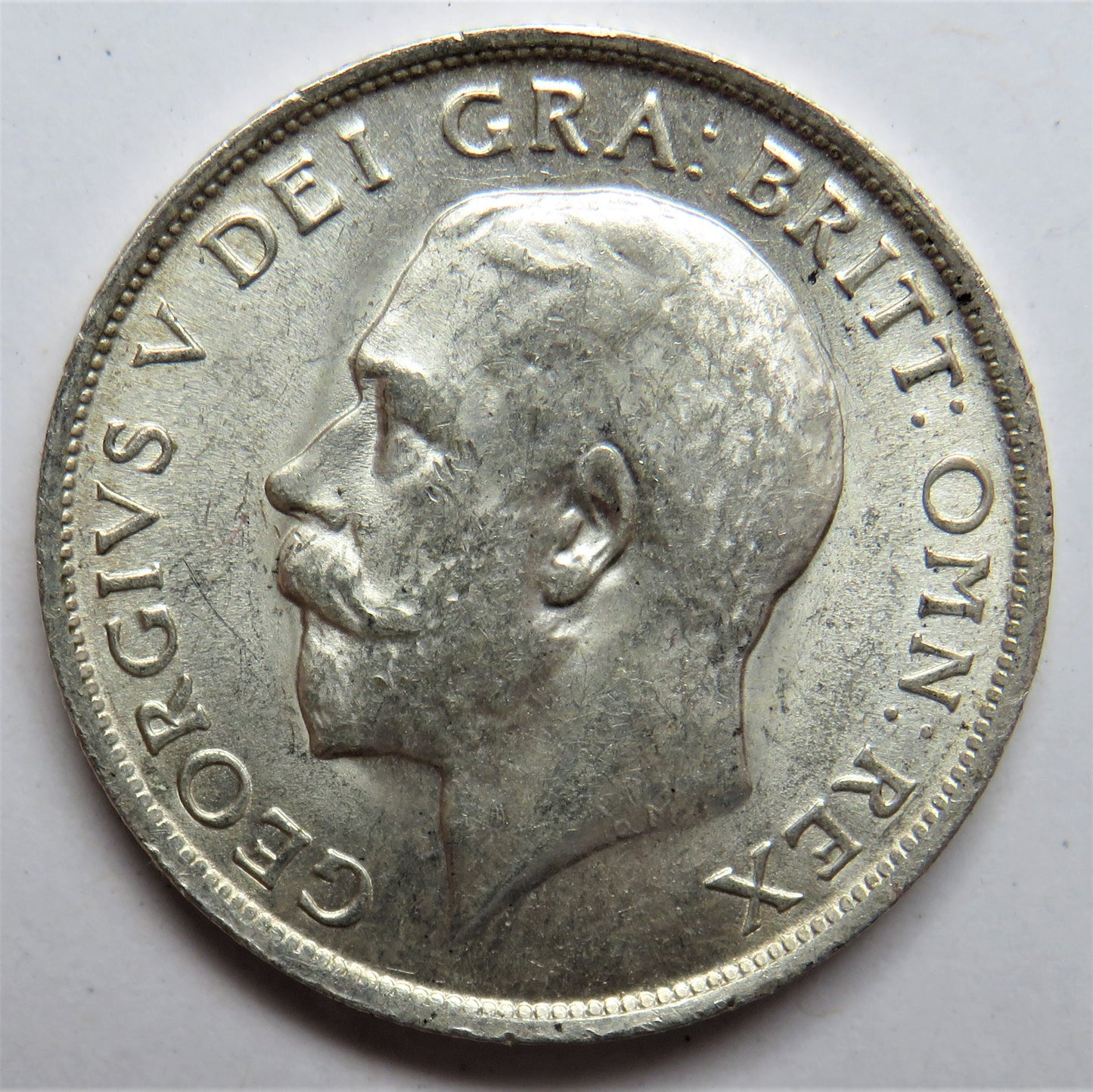 1918 King George V Silver Shilling Coin
