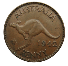 Load image into Gallery viewer, 1942 George VI Australia One Penny Coin
