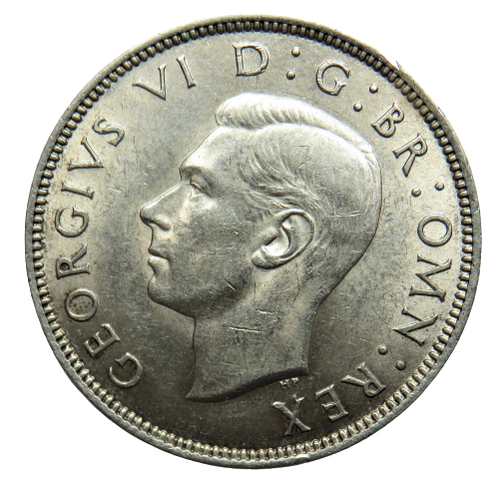 1939 King George VI Silver Florin / Two Shillings Coin - Great Britain