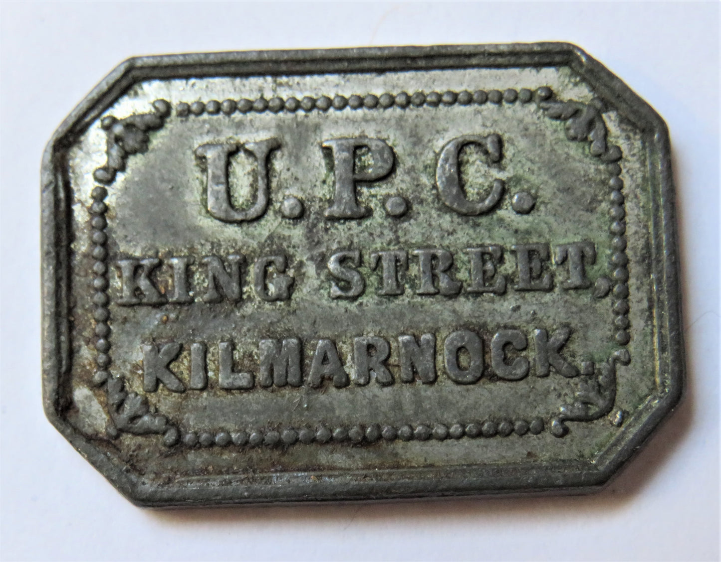 U.P.C King Street, Kilmarnock, Ayrshire, Scottish Communion Church Token