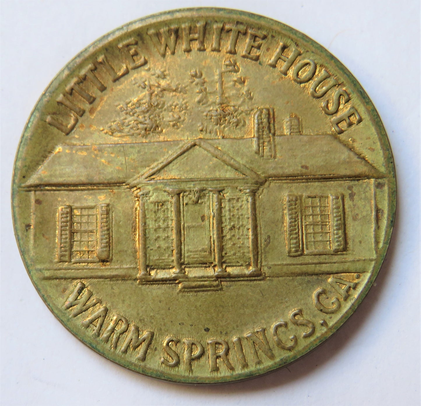 1882-1945 Franklin Deland Roosevelt Little White House Warm Springs Commemorative Medal/Token