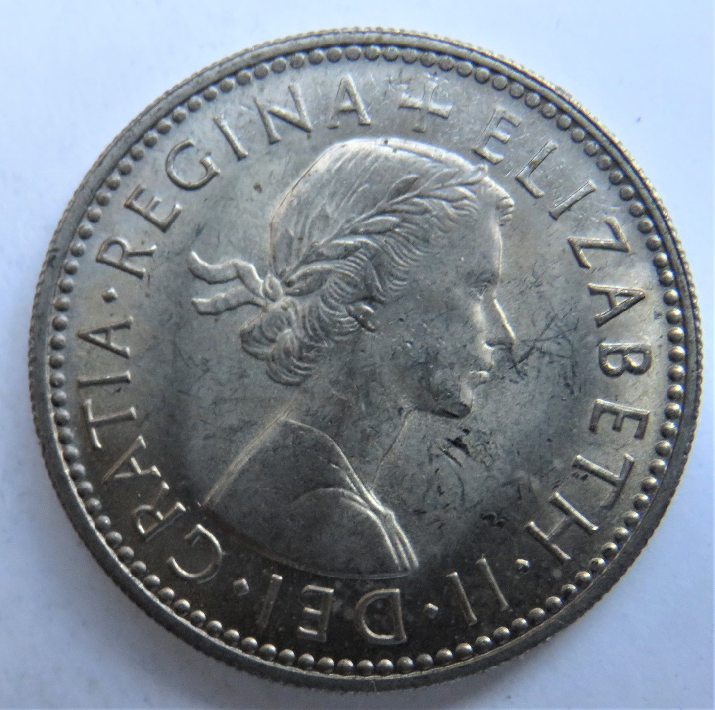 1965 Queen Elizabeth II Shilling (Scottish Reverse) Unc - Great Britain