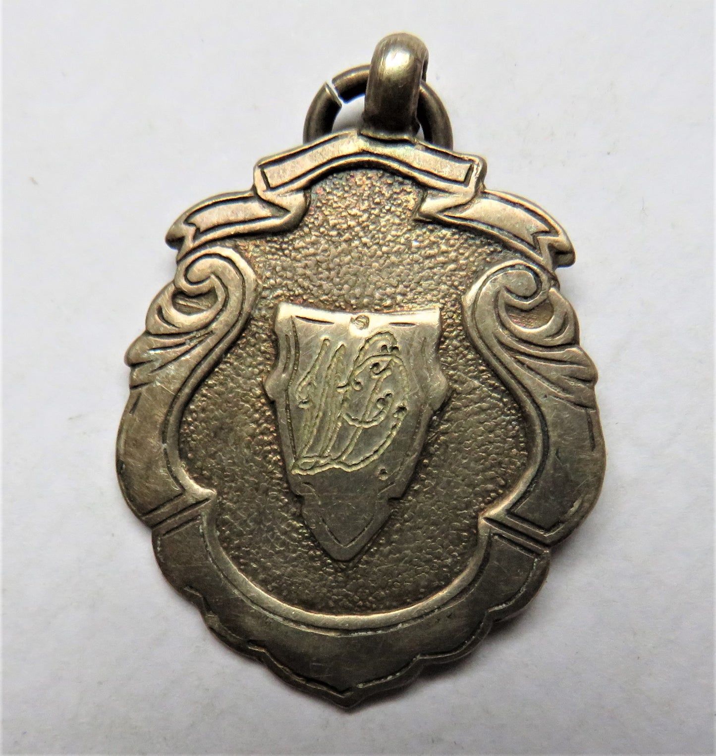Antique Silver Fob Medal Honours Dancing 1938