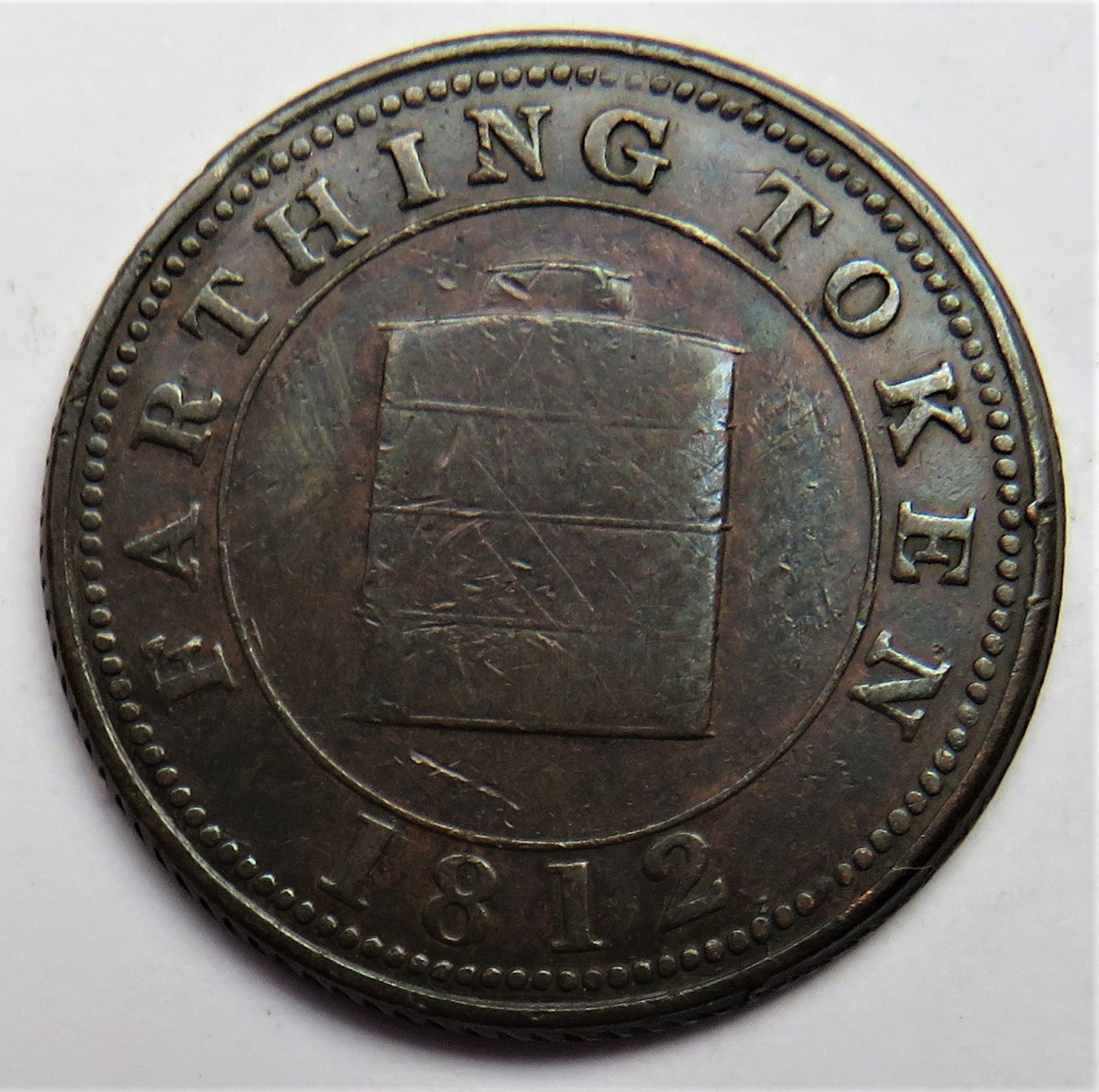 1812 Farthing Token Payable At Whitehaven Cumberland, William Kitchen