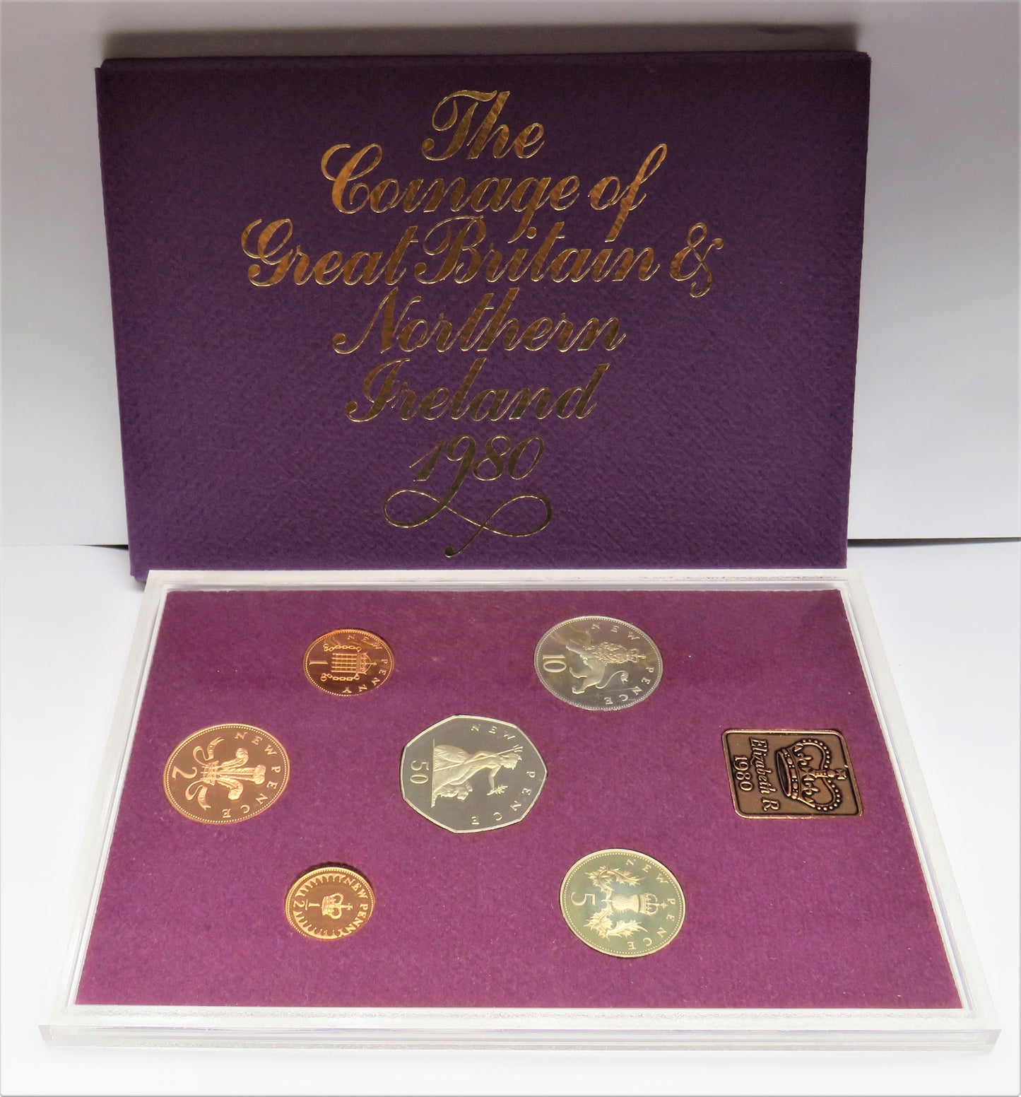 1980 Coinage of Great Britain & Northern Ireland Proof Set