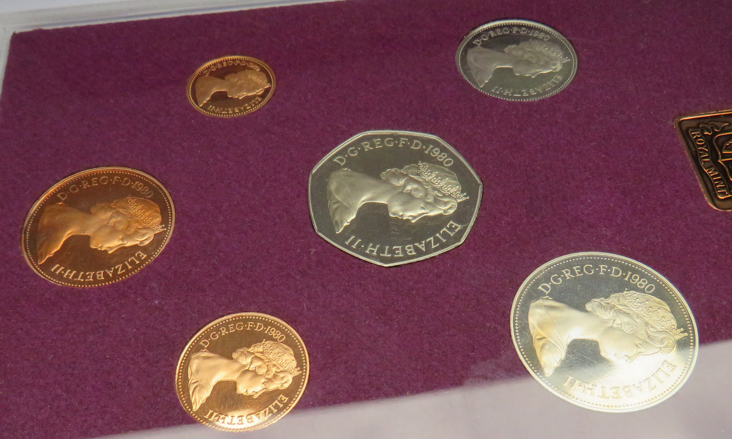 1980 Coinage of Great Britain & Northern Ireland Proof Set