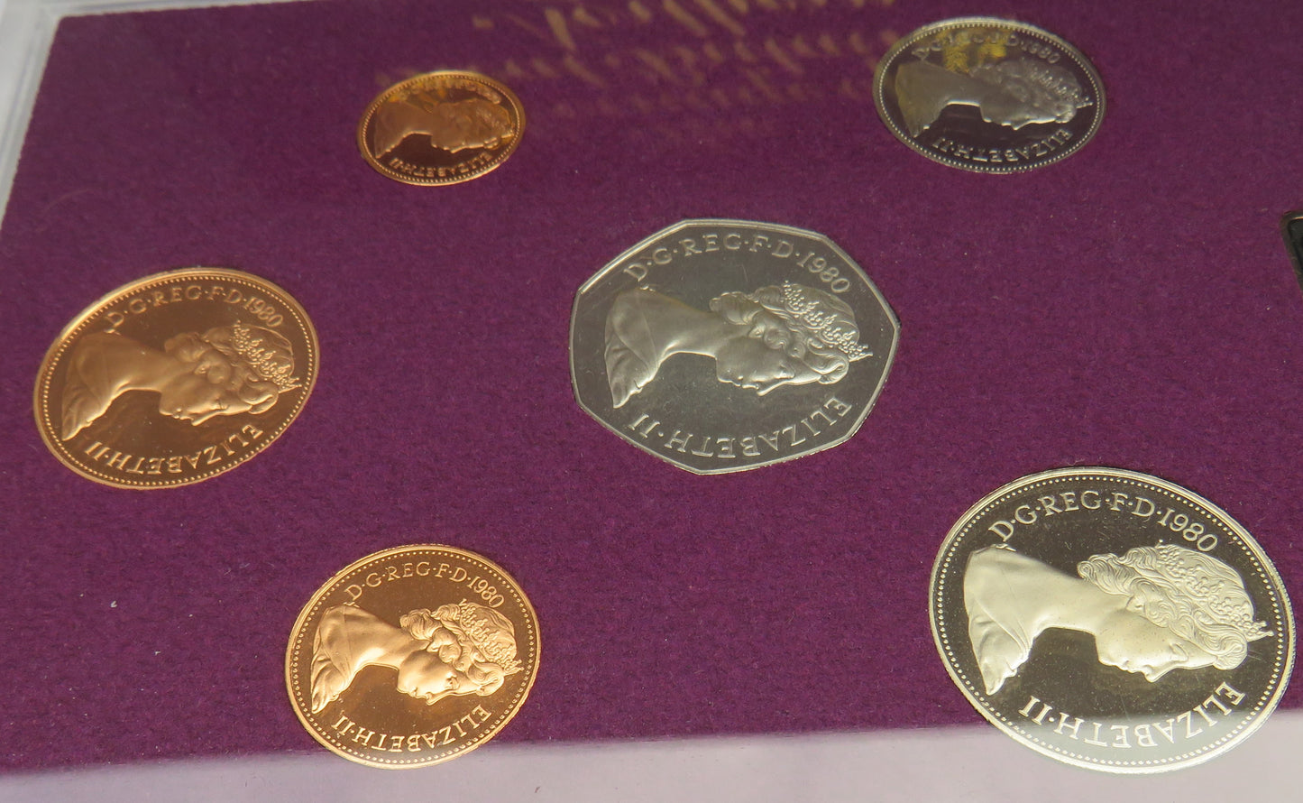 1980 Coinage of Great Britain & Northern Ireland Proof Set