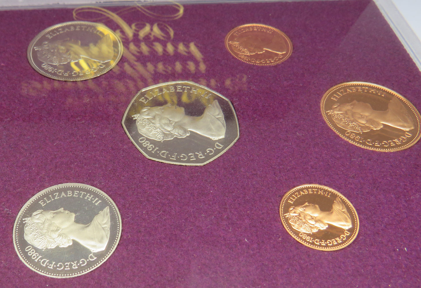 1980 Coinage of Great Britain & Northern Ireland Proof Set