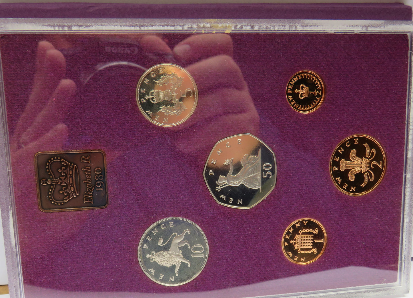 1980 Coinage of Great Britain & Northern Ireland Proof Set