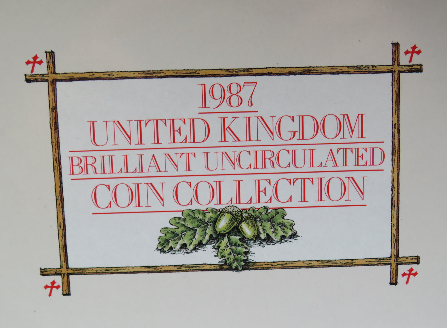 1987 United Kingdom Brilliant Uncirculated Coin Coin Collection By Royal Mint